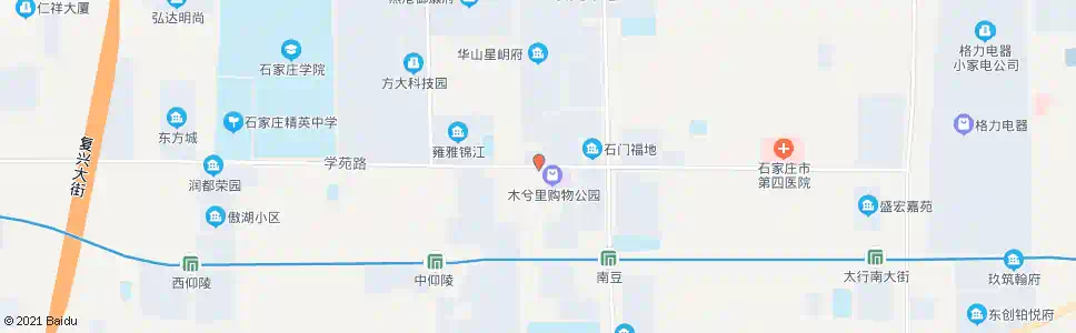 石家庄岗当新村_公交站地图_石家庄公交_妙搜公交查询2025