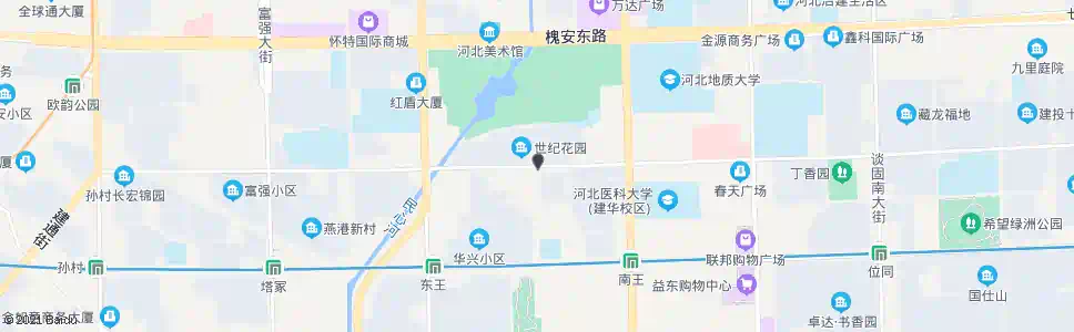 石家庄世纪花园_公交站地图_石家庄公交_妙搜公交查询2025