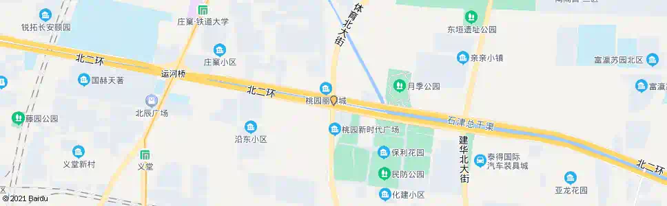 石家庄北二环体育大街口_公交站地图_石家庄公交_妙搜公交查询2025
