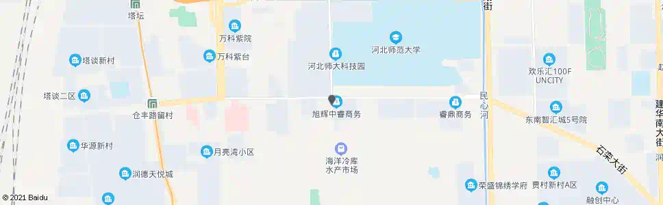 石家庄建设仓丰路口_公交站地图_石家庄公交_妙搜公交查询2025