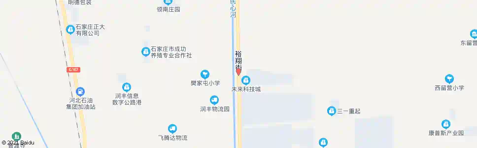 石家庄樊家屯_公交站地图_石家庄公交_妙搜公交查询2025