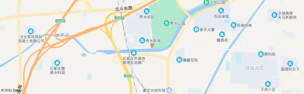 石家庄北新城(秀水名邸)_公交站地图_石家庄公交_妙搜公交查询2025