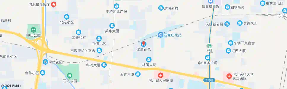 石家庄北焦花苑_公交站地图_石家庄公交_妙搜公交查询2025