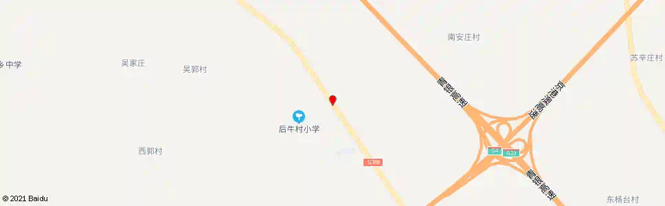 石家庄后牛村_公交站地图_石家庄公交_妙搜公交查询2025