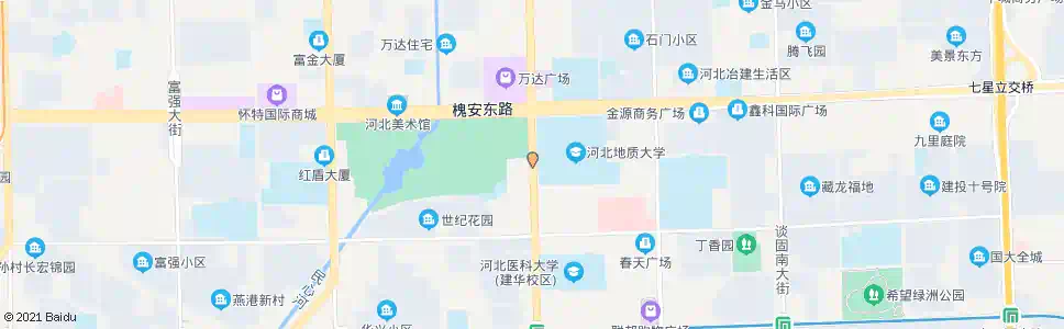 石家庄世纪公园东_公交站地图_石家庄公交_妙搜公交查询2025