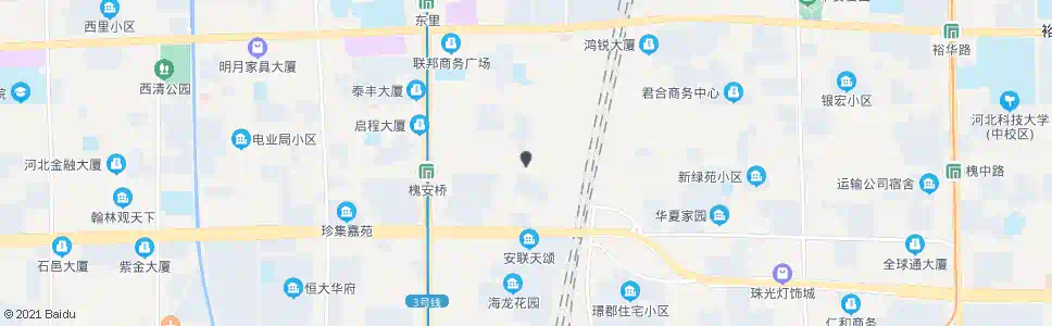石家庄南长街市场_公交站地图_石家庄公交_妙搜公交查询2025