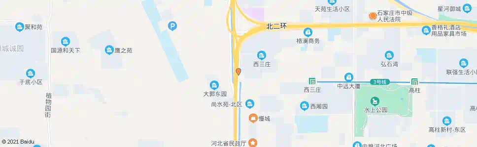 石家庄西二环联盟路口_公交站地图_石家庄公交_妙搜公交查询2025