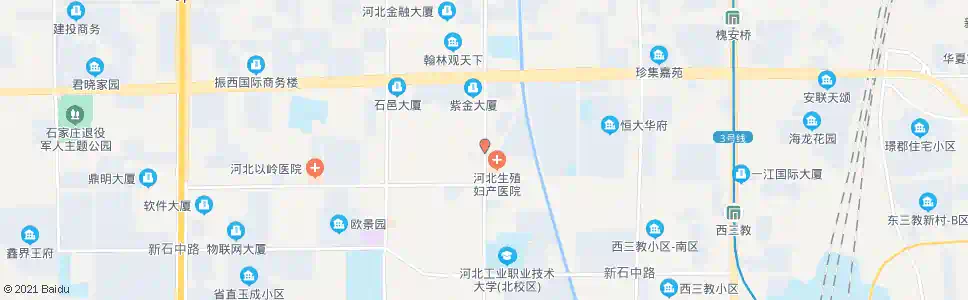 石家庄河北生殖妇产医院_公交站地图_石家庄公交_妙搜公交查询2025