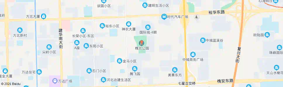 石家庄槐北公园_公交站地图_石家庄公交_妙搜公交查询2025