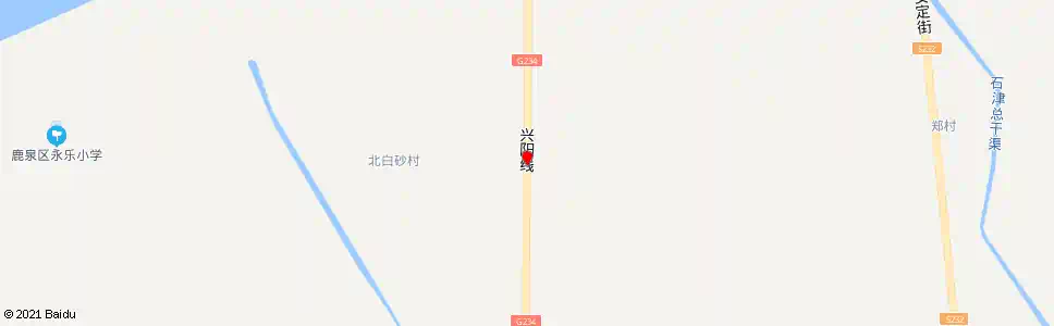 石家庄北白沙_公交站地图_石家庄公交_妙搜公交查询2025