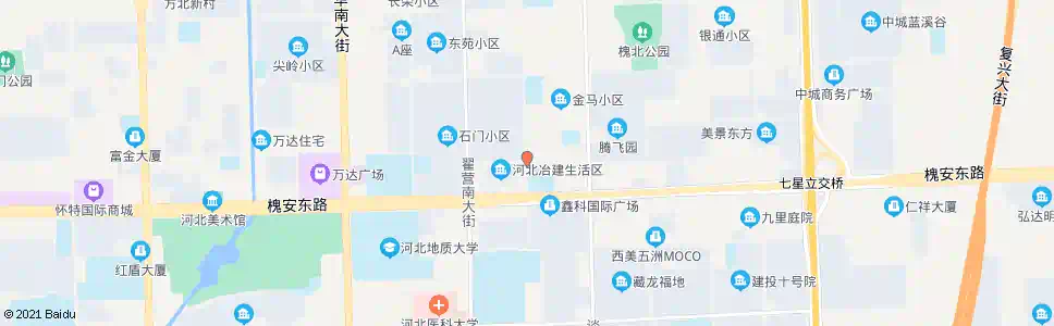 石家庄谈固西街北门_公交站地图_石家庄公交_妙搜公交查询2025