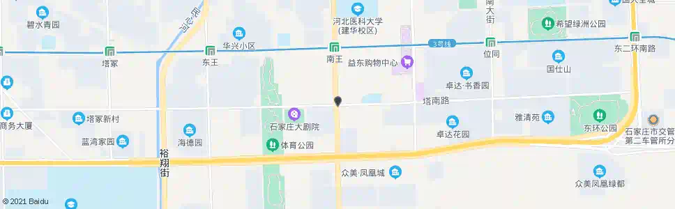 石家庄建华塔南路口_公交站地图_石家庄公交_妙搜公交查询2025