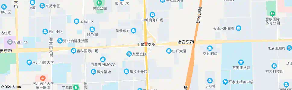 石家庄东二环槐安路口_公交站地图_石家庄公交_妙搜公交查询2025