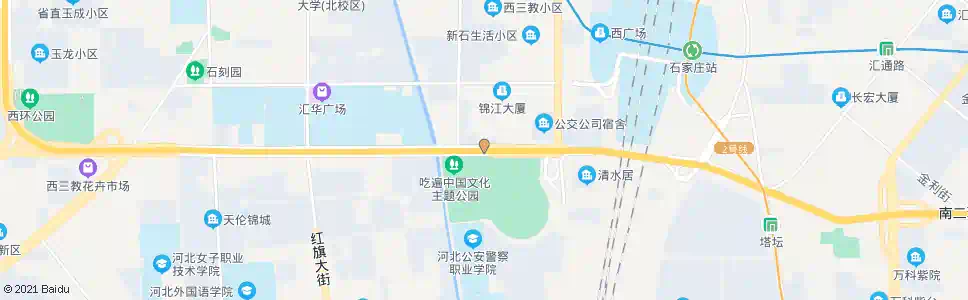 石家庄南二环大桥西口_公交站地图_石家庄公交_妙搜公交查询2025