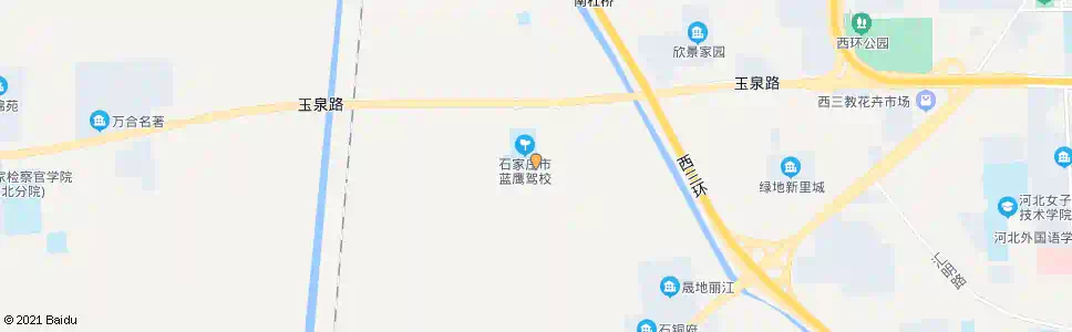 石家庄西良厢(蓝鹰驾校)_公交站地图_石家庄公交_妙搜公交查询2025