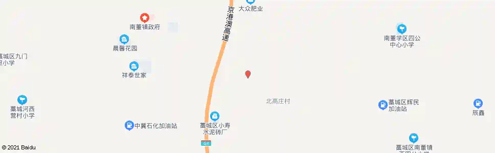 石家庄北高庄西_公交站地图_石家庄公交_妙搜公交查询2025