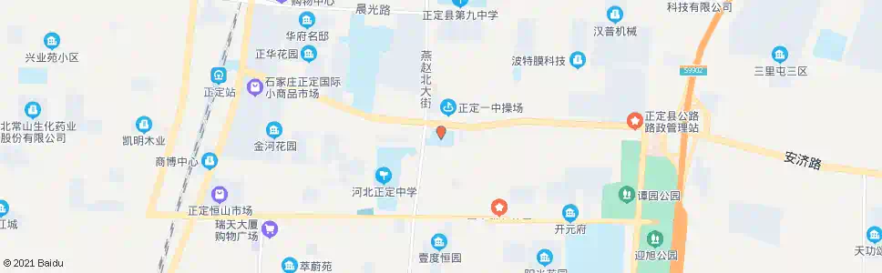 石家庄正定一中_公交站地图_石家庄公交_妙搜公交查询2025