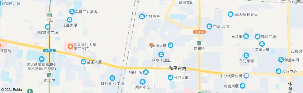 石家庄平安大街北口_公交站地图_石家庄公交_妙搜公交查询2025