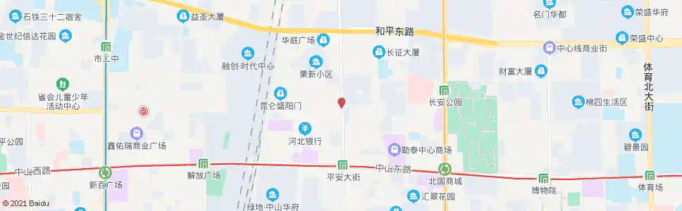 石家庄平安园明路口_公交站地图_石家庄公交_妙搜公交查询2025
