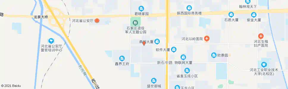 石家庄卓达院士园_公交站地图_石家庄公交_妙搜公交查询2025
