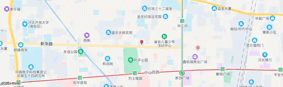 石家庄颐园宾馆_公交站地图_石家庄公交_妙搜公交查询2025