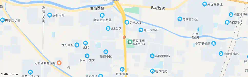石家庄中华赵佗路口_公交站地图_石家庄公交_妙搜公交查询2025
