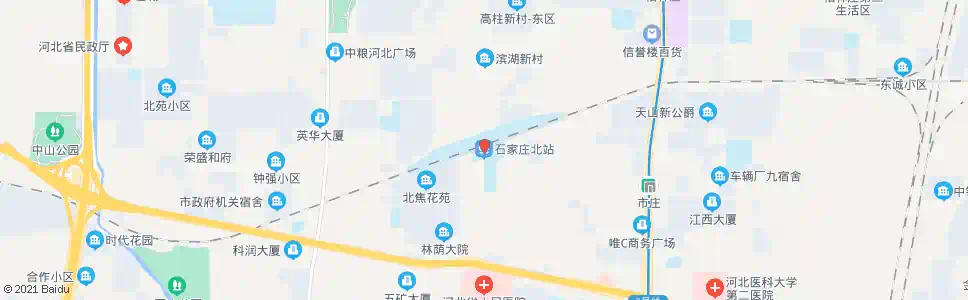 石家庄北堤东_公交站地图_石家庄公交_妙搜公交查询2025