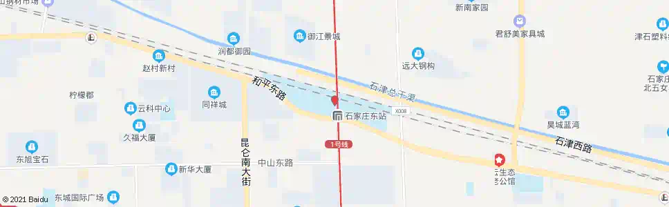 石家庄东权城东_公交站地图_石家庄公交_妙搜公交查询2025