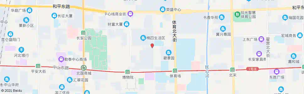石家庄棉四小区_公交站地图_石家庄公交_妙搜公交查询2025