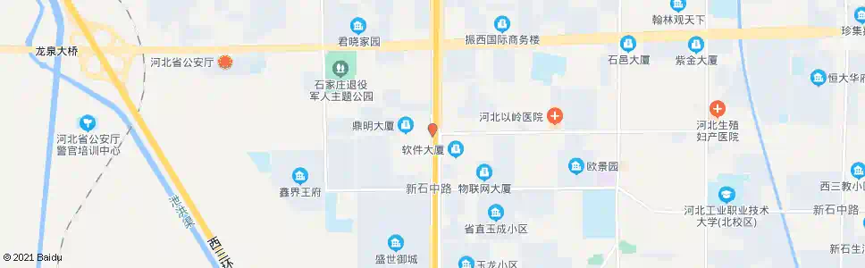石家庄西二环新石北路口(东)_公交站地图_石家庄公交_妙搜公交查询2025