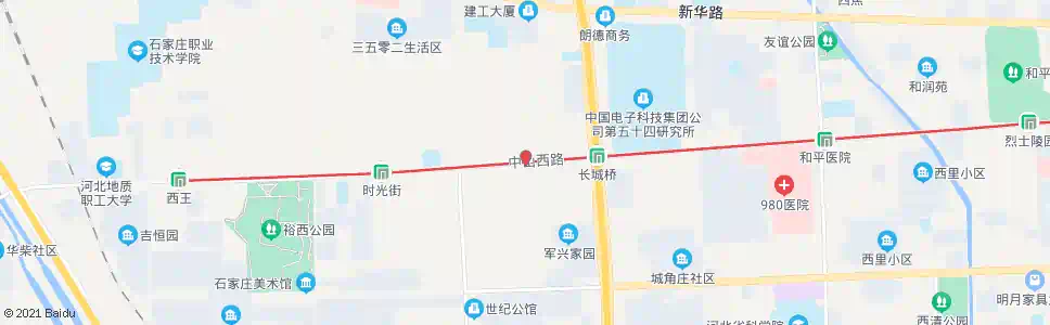 石家庄八一站_公交站地图_石家庄公交_妙搜公交查询2025