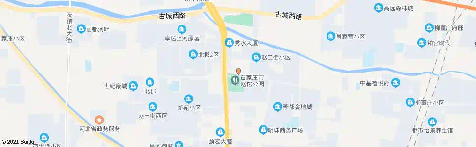 石家庄赵佗公园_公交站地图_石家庄公交_妙搜公交查询2025