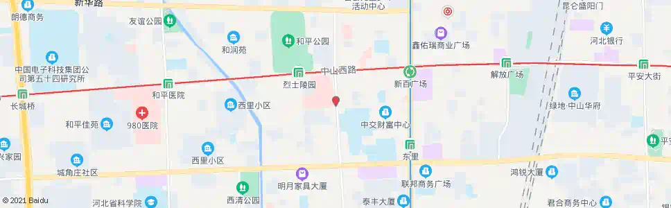 石家庄省三院_公交站地图_石家庄公交_妙搜公交查询2025