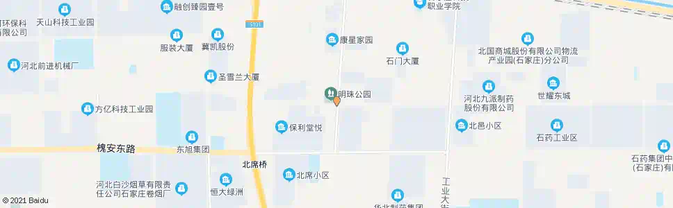 石家庄良村明珠公园_公交站地图_石家庄公交_妙搜公交查询2025