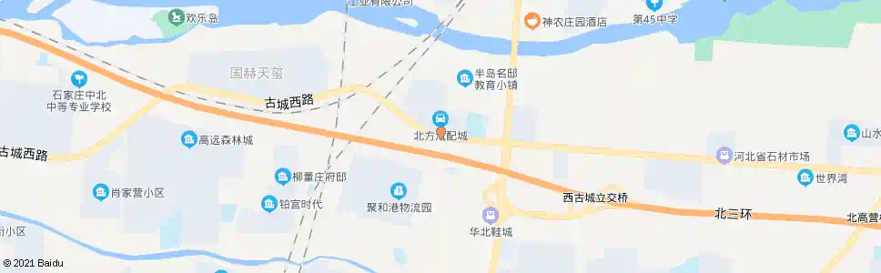 石家庄半岛名邸南门_公交站地图_石家庄公交_妙搜公交查询2025