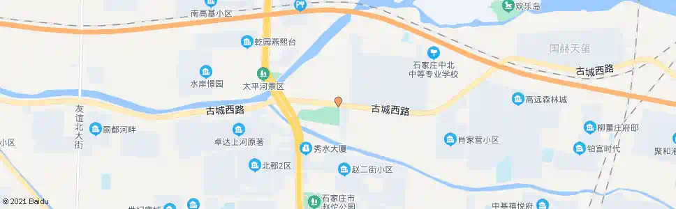 石家庄石津灌区公园北门_公交站地图_石家庄公交_妙搜公交查询2025