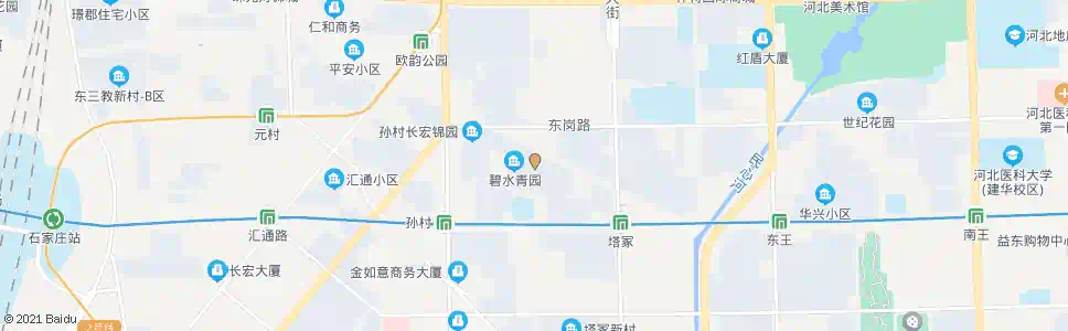 石家庄碧水青园_公交站地图_石家庄公交_妙搜公交查询2025