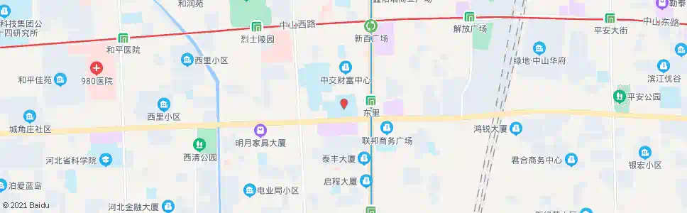 石家庄六中(临时站)_公交站地图_石家庄公交_妙搜公交查询2025