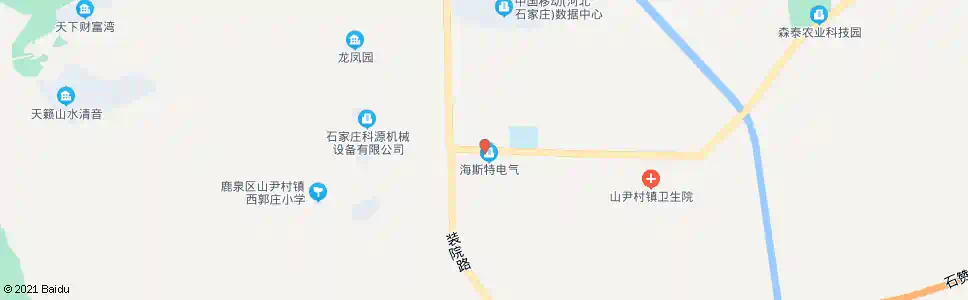 石家庄山尹村镇政府_公交站地图_石家庄公交_妙搜公交查询2025