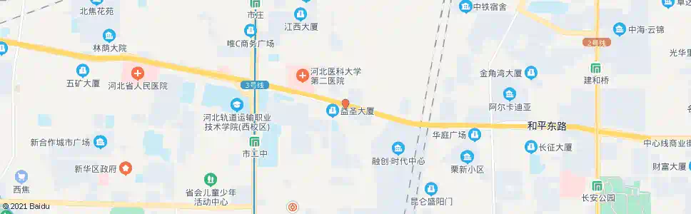 石家庄和平家园_公交站地图_石家庄公交_妙搜公交查询2025