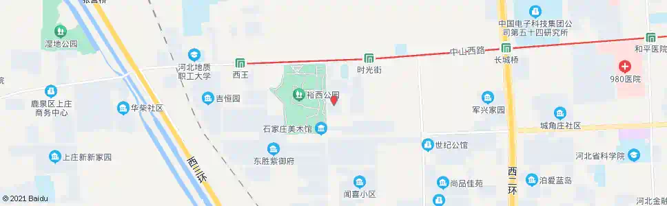 石家庄茗秀园_公交站地图_石家庄公交_妙搜公交查询2025