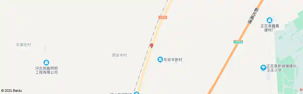 石家庄东安丰_公交站地图_石家庄公交_妙搜公交查询2025