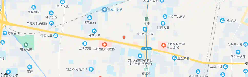 石家庄市脑病医院_公交站地图_石家庄公交_妙搜公交查询2025