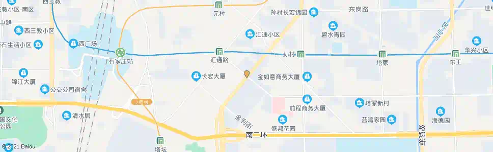石家庄建通塔南路口_公交站地图_石家庄公交_妙搜公交查询2025
