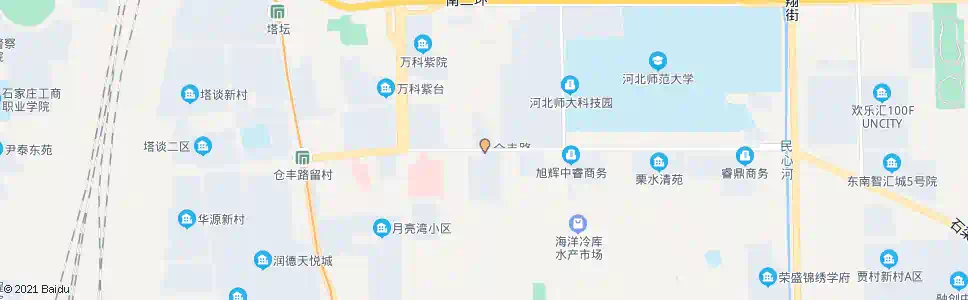 石家庄仓丰仓兴街口_公交站地图_石家庄公交_妙搜公交查询2025