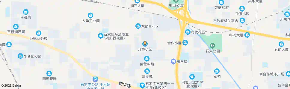 石家庄开泰小区_公交站地图_石家庄公交_妙搜公交查询2025