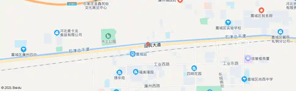 石家庄西城街南口_公交站地图_石家庄公交_妙搜公交查询2025