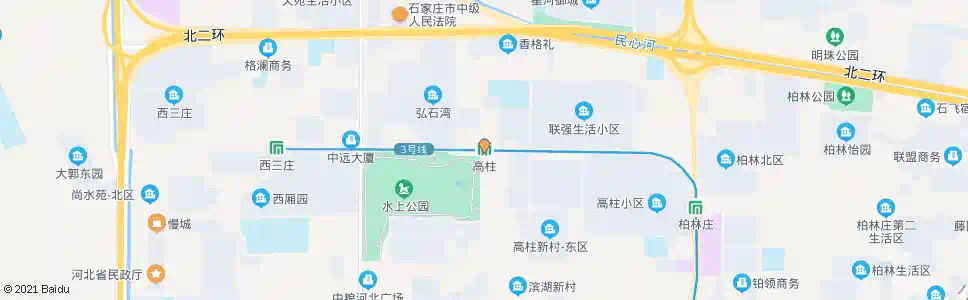 石家庄高柱南_公交站地图_石家庄公交_妙搜公交查询2025