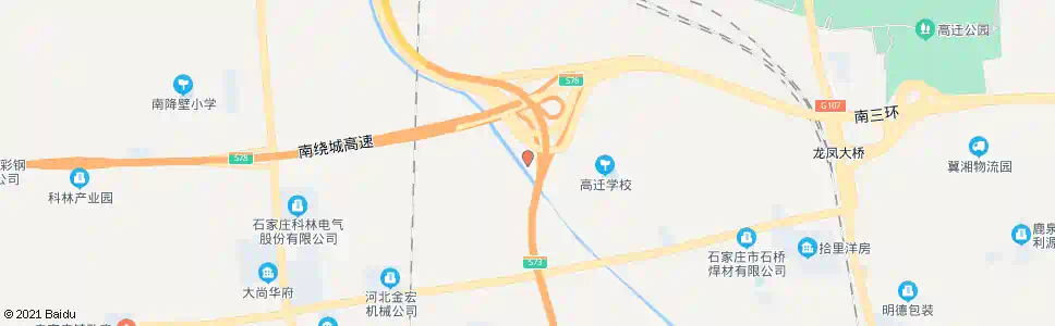 石家庄高迁北街_公交站地图_石家庄公交_妙搜公交查询2025