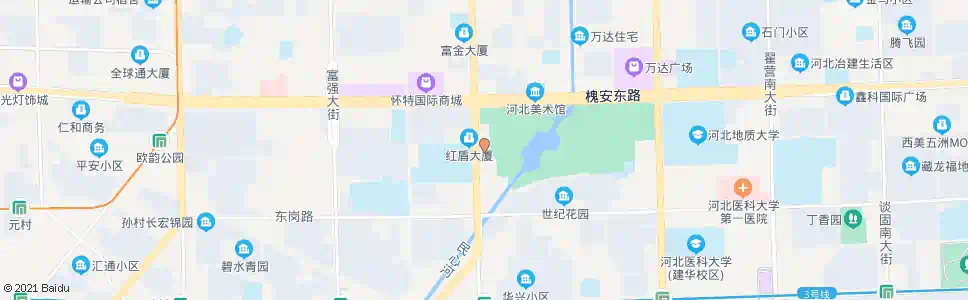 石家庄世纪公园_公交站地图_石家庄公交_妙搜公交查询2025